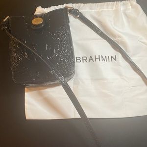 Melbourne Collection Marley Crocodile-Embossed Crossbody Bag